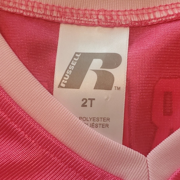 Pink #3 Tarheel short sleeve Jersey size 2T - Picture 3 of 6